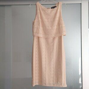 Light Pink American Living Above Knee Dress, Size 6
